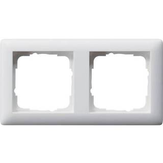 Gira 2-modul-ramme standard 55 hvid mat