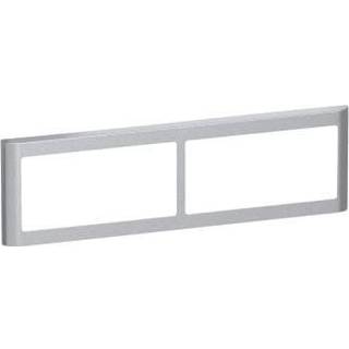 LK FUGA Soft 63 Design ramme 2x2 modul vandret, stålmetallic