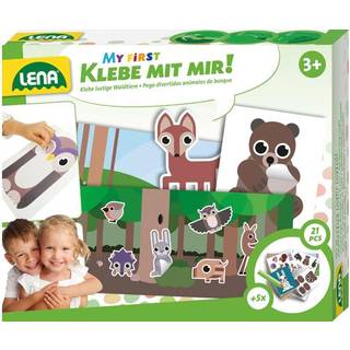 Lena Mit første: Lim med mig / Dyr fra skoven til børn