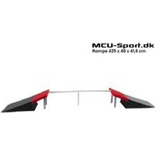 MCU-Sport Skate Rampe + Grind Rail sæt 425 x 48 x 41,6 cm