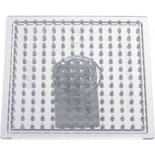 Hama Midi, stiftplade, lille firkant, transparent [Levering: 1-2 dage]