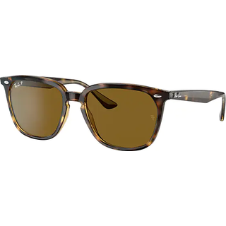 Ray - Ban Unisex RB4362 710/83 Solbriller Acetat Skildpadde Brun Firkantet Polariseret