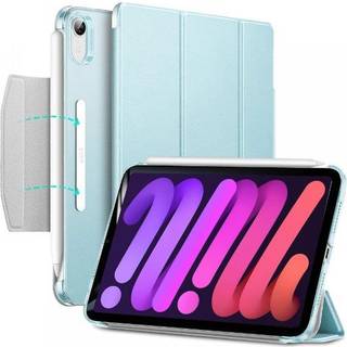 iPad Mini (2024 / 2021) ESR Tri-Fold Flip Cover m. Plads til Apple Pencil - Lysegrøn