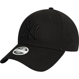 New Era New York Yankees Essential Womens All Black 9FORTY Cap newera adult female Black newera adult female Black newera adult female Black newera ad - Osfm