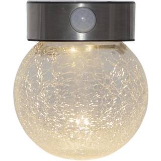Starhandel - Solcellebelysning - Solcellevægbelysning herlighed - Gennemsigtig - 14,5 cm