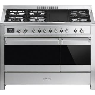 SMEG A3-81 Gaskomfur Rustfrit stål