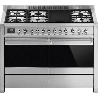 SMEG A4-81 Gaskomfur Rustfrit stål