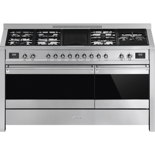 SMEG A5-81 Gaskomfur Rustfrit stål