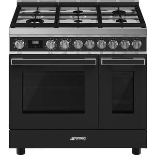SMEG CPF92GMA Gaskomfur Antracit