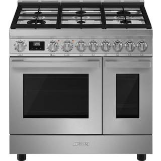 SMEG CPF92GMX Gaskomfur Rustfrit stål