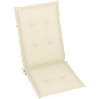 Stolehynder M. Høj Ryg Stof - 6 / Creme / 120 x 50 x 3 cm