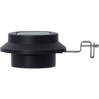 Star Trading - Solar Cell Lighting - Solar Cell Wall Lamp Fency - Sort - 6 cm