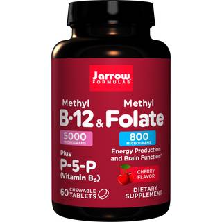 Jarrow Formulas Methyl B-12 & Methyl Folat, kirsebærsmag