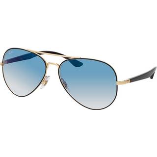 Ray - Ban Unisex RB3675 90003F Solbriller Metal Sort Blå Pilot Normal Skygge