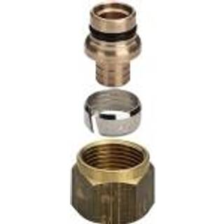 Viega Nippelrør 3/8" x 80 mm rødgods