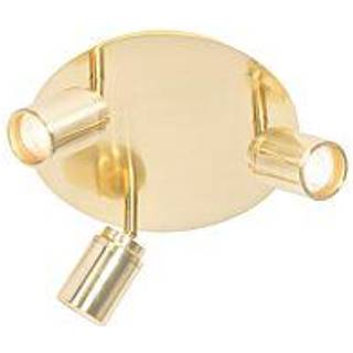Moderne badeværelsesspotlys messing 2-lys IP44 - Ducha
