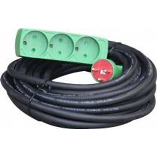 Kabelsæt 15 mtr. 3-stik m. j
