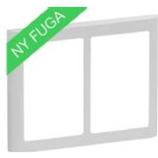LK FUGA SOFT designramme 2x1½ modul - Lodret - Lysegrå