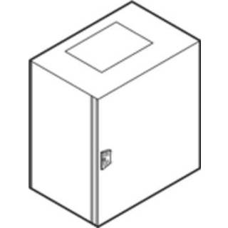 LK Actassi 19'' vægrack med pladedør 600x400x646 mm 12HE, lysegrå