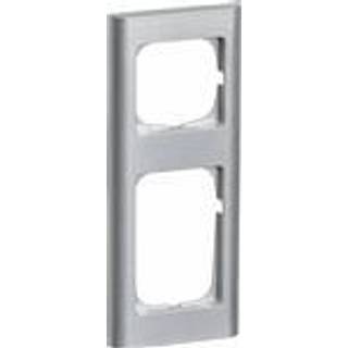 LK FUGA Softline 68 ramme 2½ modul, stålmetallic