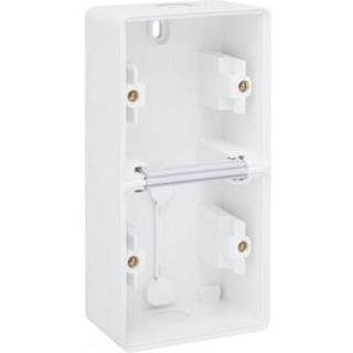 NIKO Underlag 2-modul, lodret, IP55, hvid 701-83201