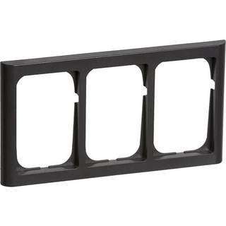 LK FUGA Softline 63 ramme 3x1½ modul, koksgrå