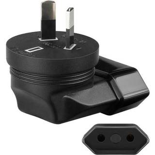 Rejsestik Schuko med jord (Type F, CEE 7/4) > US/Japansk fehanstik (Type B, NEMA 5-15, 3-pin)
