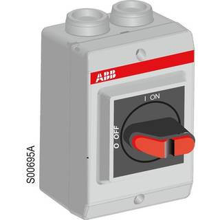 ABB Sikkerhedsafbryder 3 polet 16A M25 sort greb OTP16K3M25