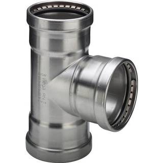 Viega Sanpress Inox XL T-stykke 76,1 x 54 x 76,1 mm rustfrit stål