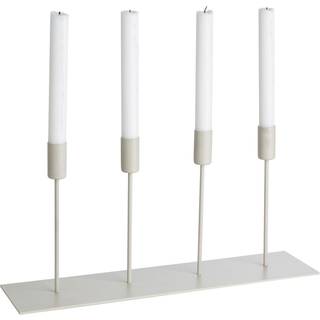 Ernst Lysestage 42 Cm - Lysestager Metal Beige - 152507