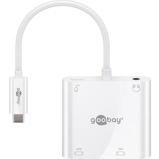 USB-C multiport adapter (USB-C han til VGA, USB-C og HDMI hun) | 15 | PRIS-MATCH