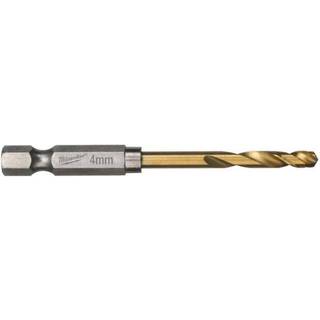 Spiralbor HSS-G TiN 1/4" 6kt skaft 4,0mm pk/2