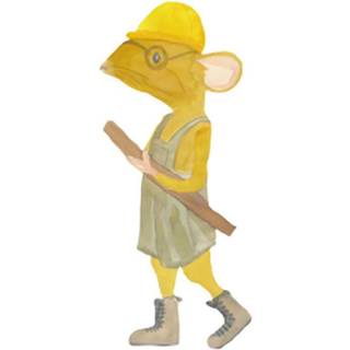 That's Mine - Wallsticker Steve the Builder - Brown