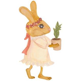 That's Mine - Wallsticker Lilli the Flower girl - Multi