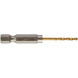 Spiralbor HSS-G TiN 1/4" 6kt skaft 2,0mm pk/2