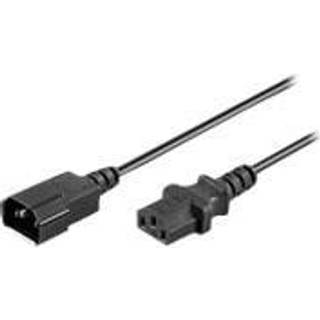 MICROCONNECT Power Cord C13-C14 0.5m Black
