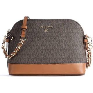 MK Large Logo Dome Crossbody Bag - Brown - Michael Kors - ONE SIZE