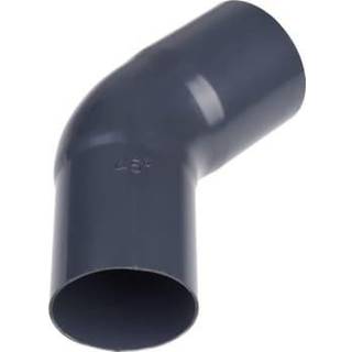 Plastmo plast 45 gr. bøjning 110 mm i grafit