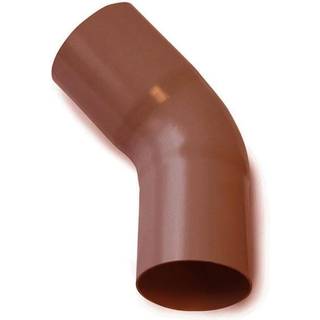 Plastmo plast 45 gr. bøjning 110 mm i brun