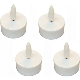4 stk Conzept LED fyrfadslys 3D flamme