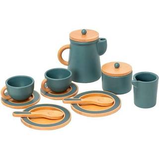 Mamamemo Legeservice - Kaffestel - Grøn- Fra 3 år.