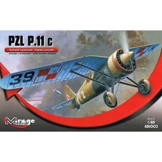 PZL P.11c mit Bomben, Resin- und Foto��tzteilen