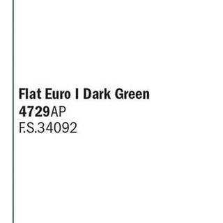 ITALERI Akrylmaling - Flad Euro Mørkegrøn - 20ml