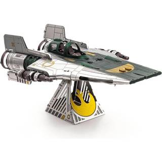 Fascinations Metal Earth Star Wars Rise of Skywalker Resistance A-Wing Metal Modelbyggesæt - 4-tommers stålplade, 3D-samlerbygge