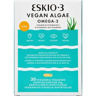 Eskio-3 Vegan Algae - 30 kapsler