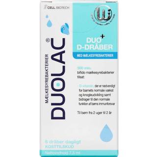 Duolac Duo+ D-dråber (7,5 ml)