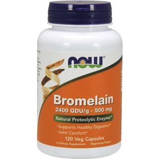 NOW Foods Bromelain 500 mg kapsler