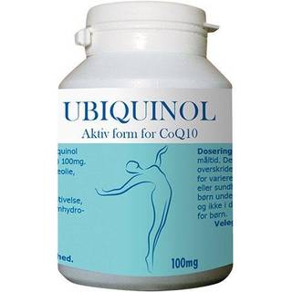 Q10 Ubiqinol 100 mg - 60 kapsler
