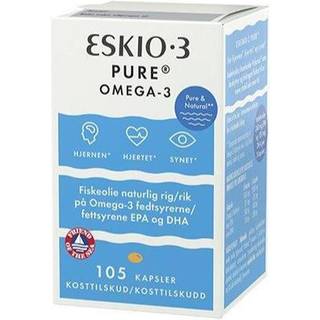 Eskio-3 Fiskeolie - 105 kap.