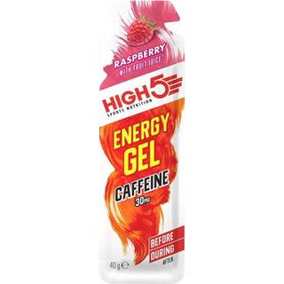 High5 Energy Gel Plus med Koffein-Hindbær